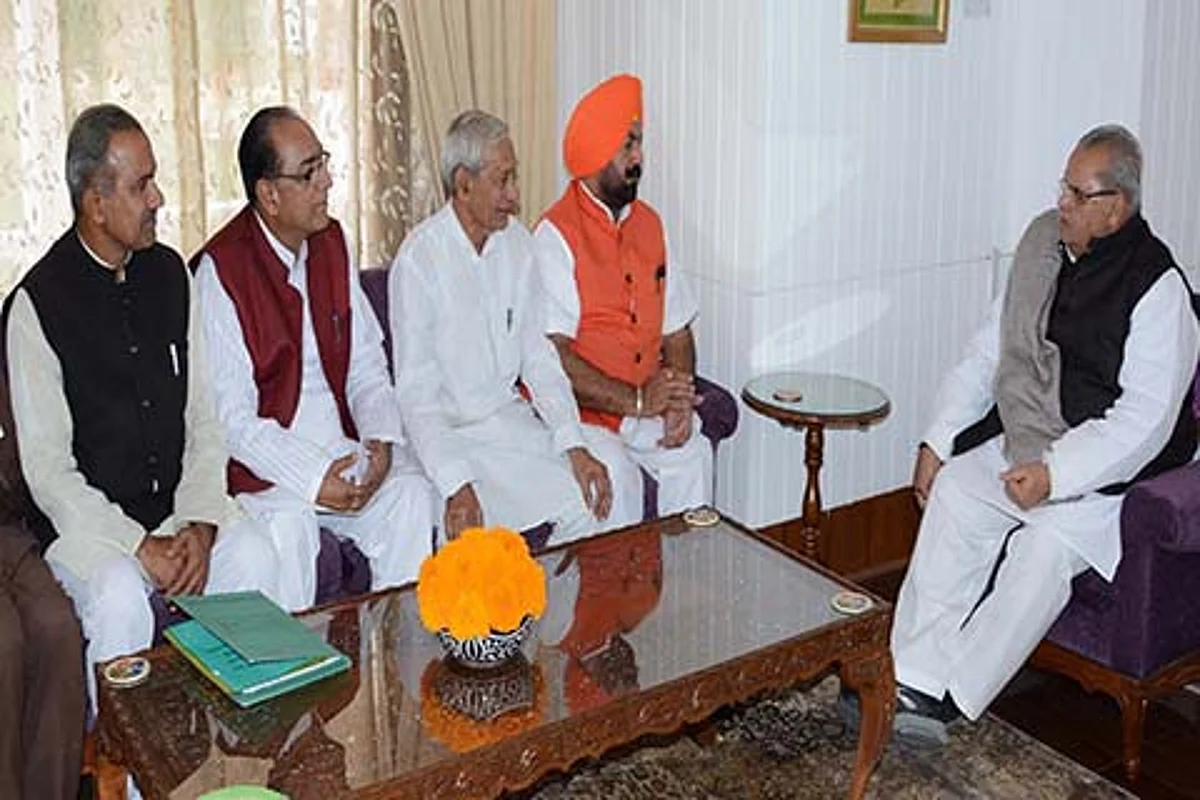 BJP Kisan Morcha delegation meets Governor