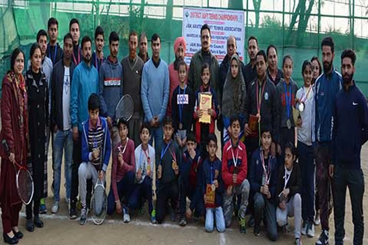 4-day district level soft tennis tourney concludes