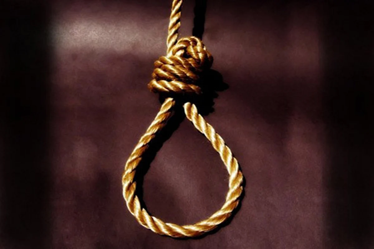 Man found hanging from ceiling