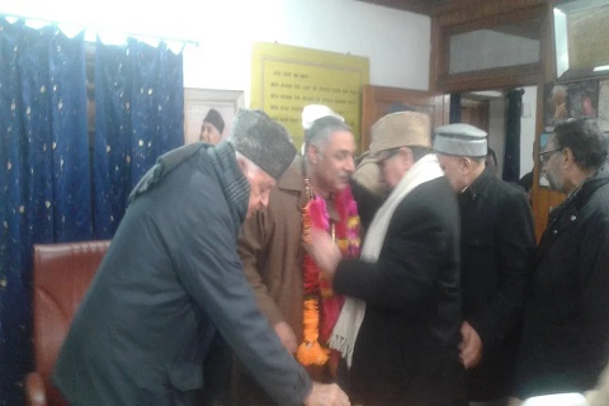 Former PDP leader Irshad Rasool Kar joins National Conference