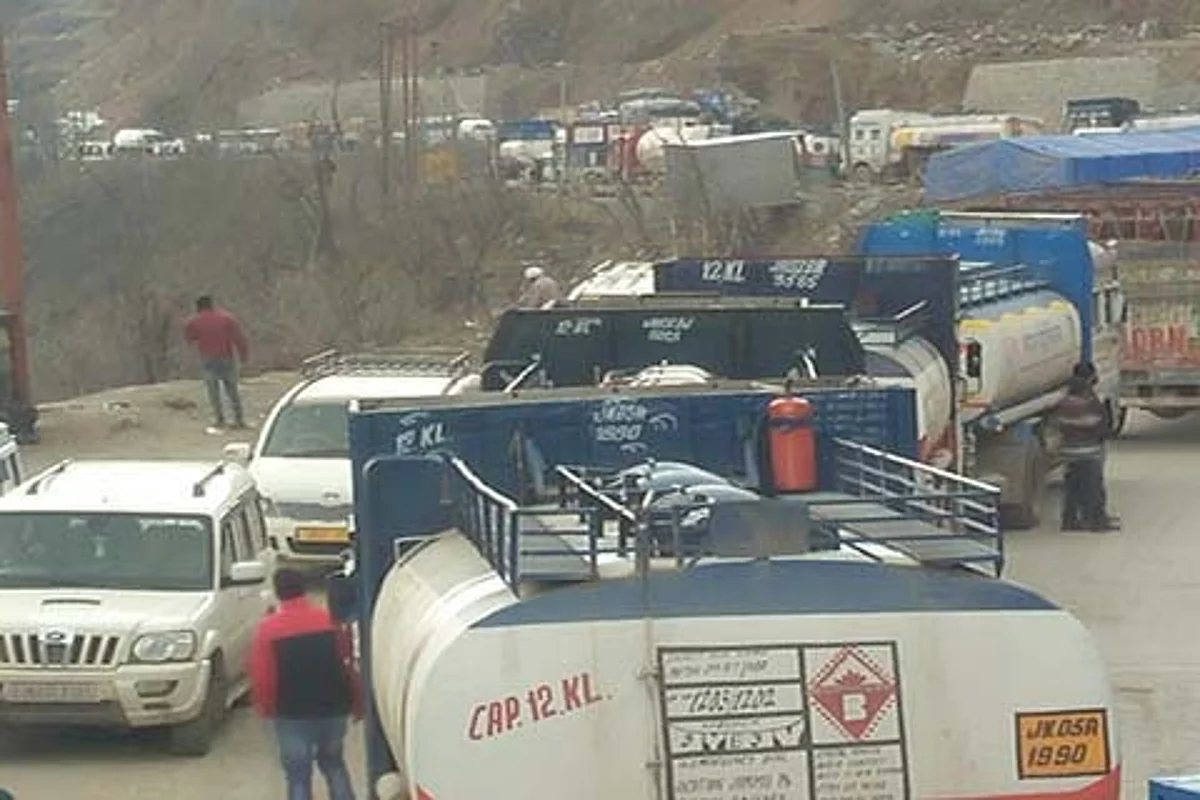 500 fuel tankers stranded on highway