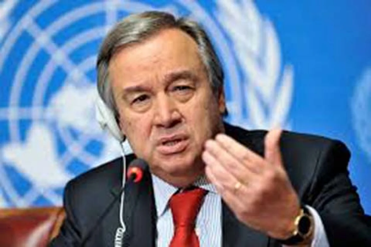 File Photo of Antonio Guterres