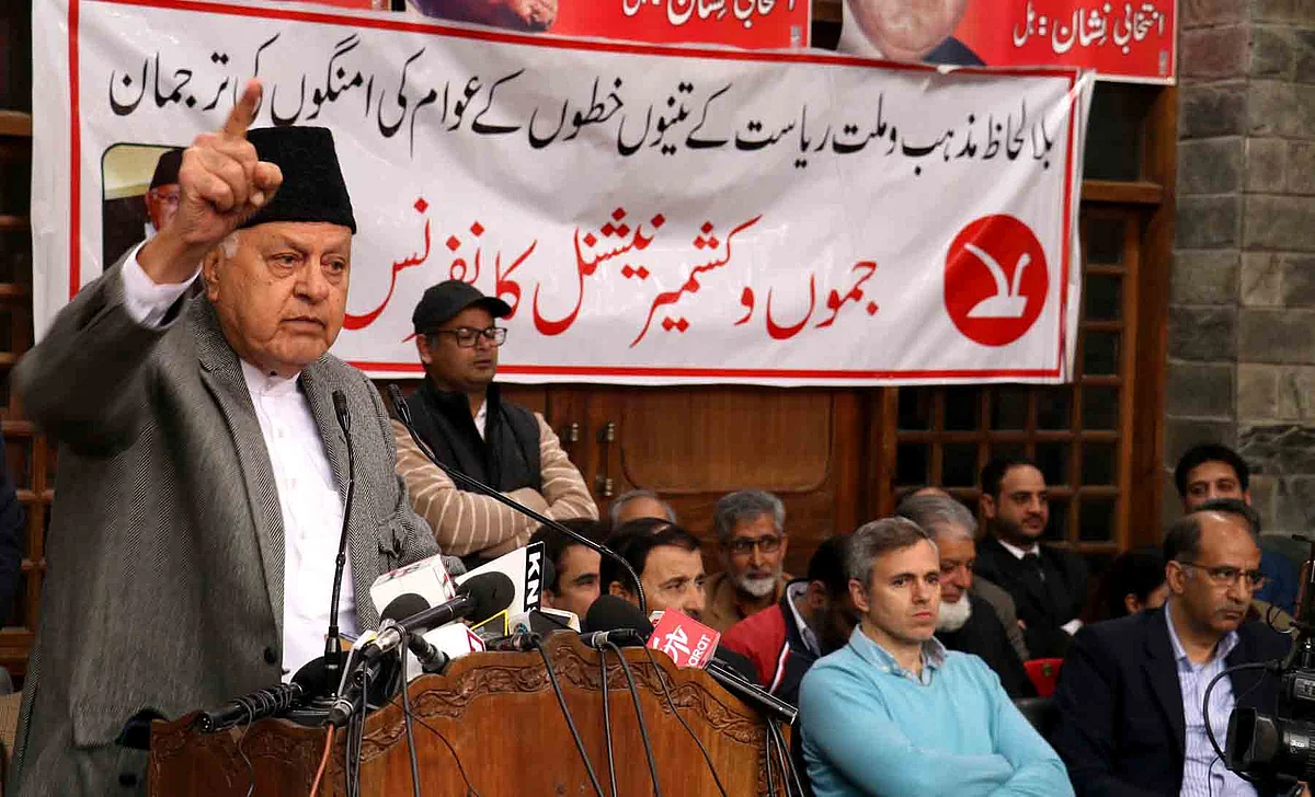 After Omar, Farooq says Delhi creating leaders to ‘divide Muslim voice’