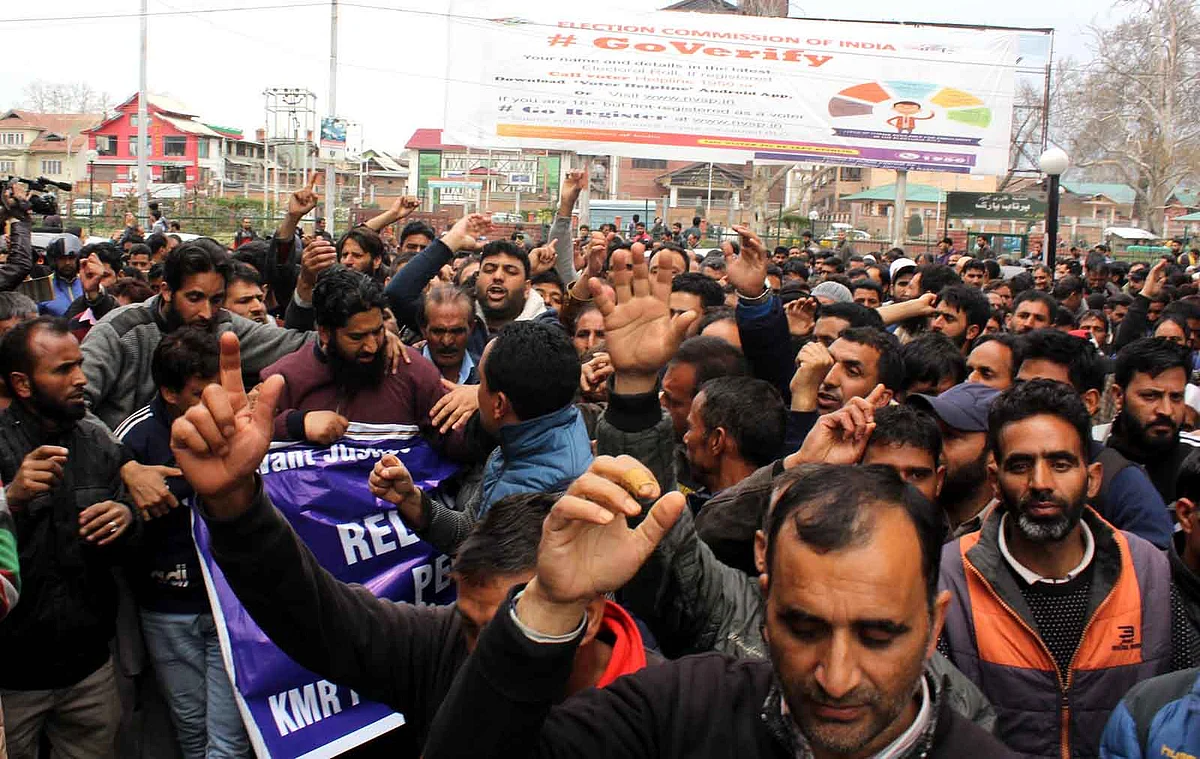 PHE employees stage protest