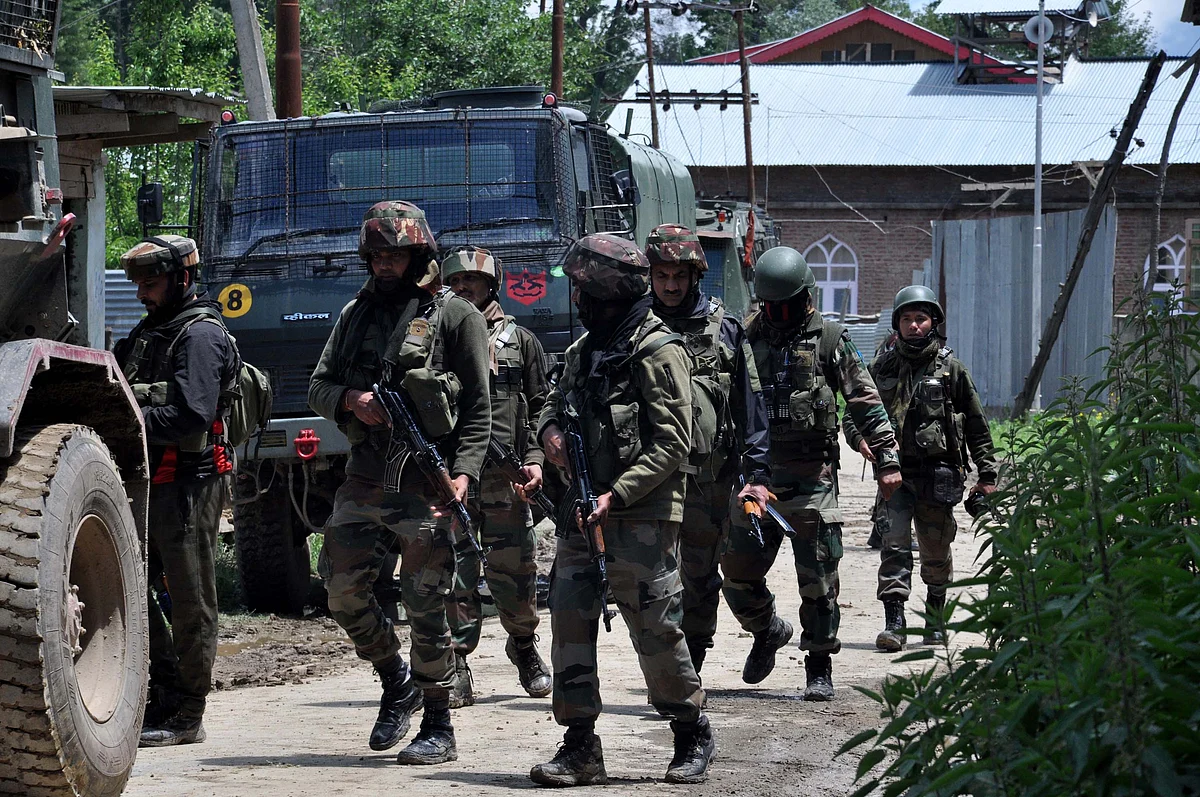 Two missing SPOs among four militants killed in Pulwama gunfight, operation over