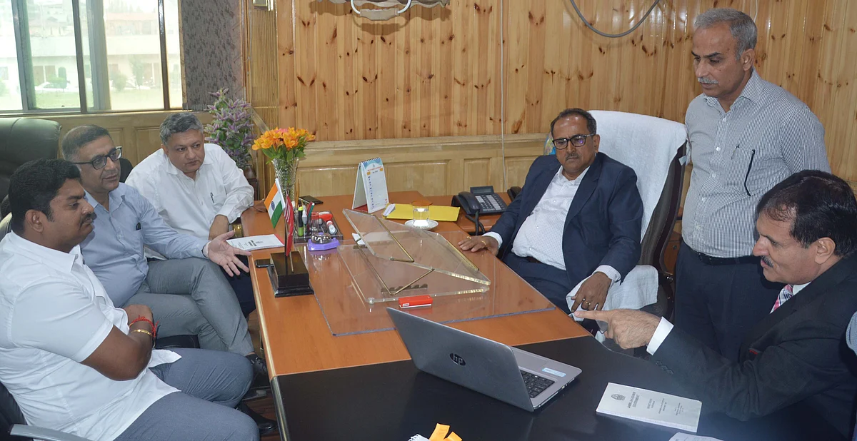 Speaker reviews progress on new legislature complex at Jammu