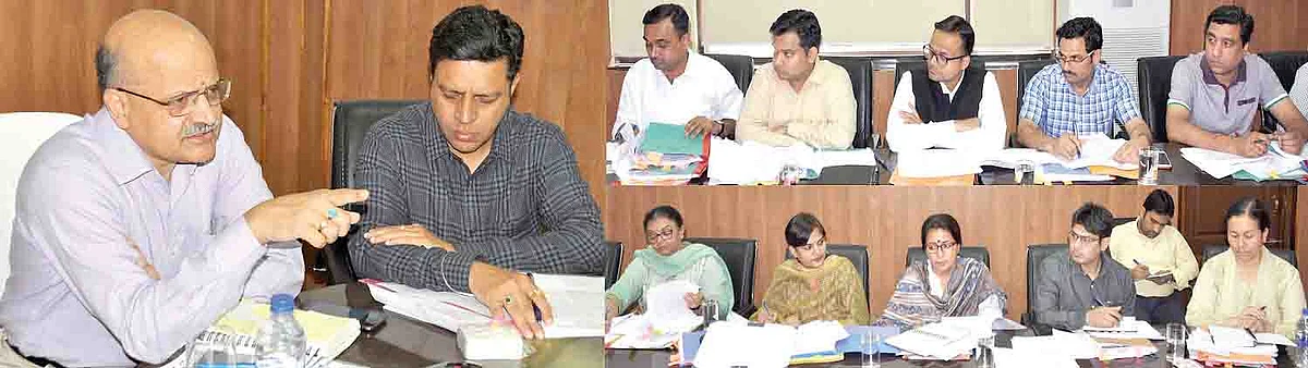 Chief Secy reviews development works in Jammu division