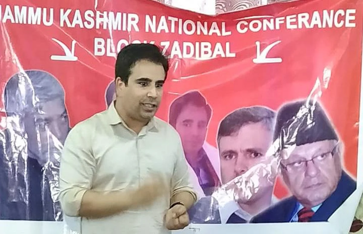 National Conference Chief Spokesperson and In Charge Constituency Zadibal Tanvir Sadiq