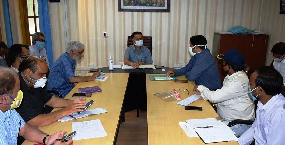 DC Baramulla reviews National Highway widening work