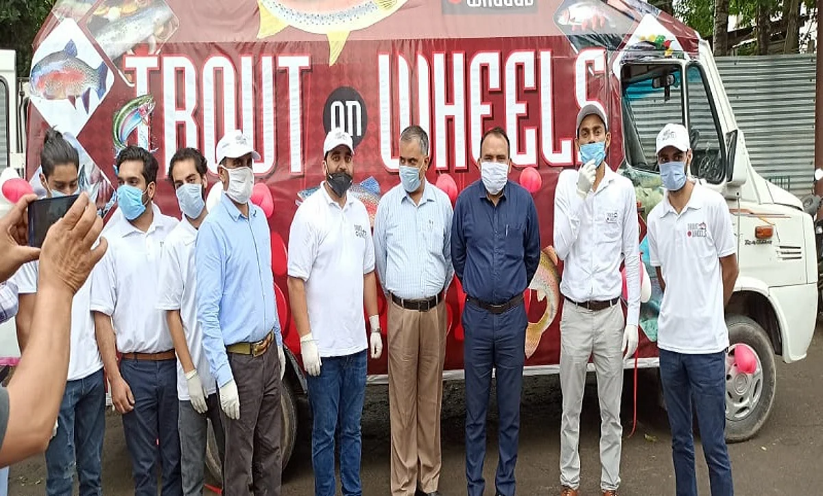 ‘Trout on Wheels’ to promote Kashmir’s Trout fish