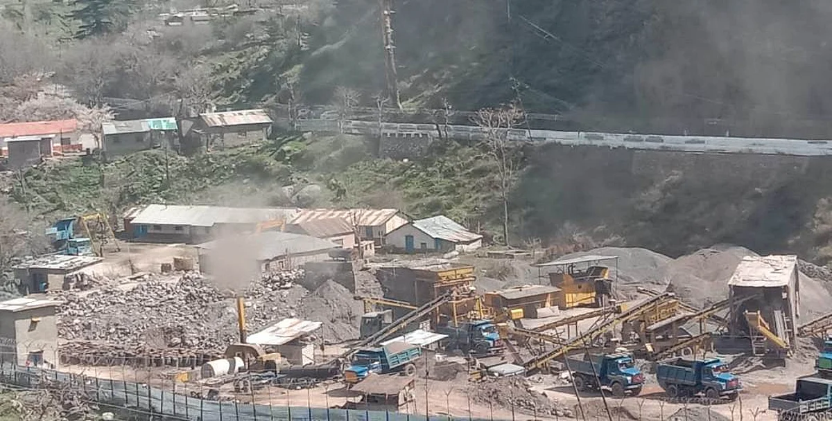 Villagers in Uri seek shifting of stone crushing plant