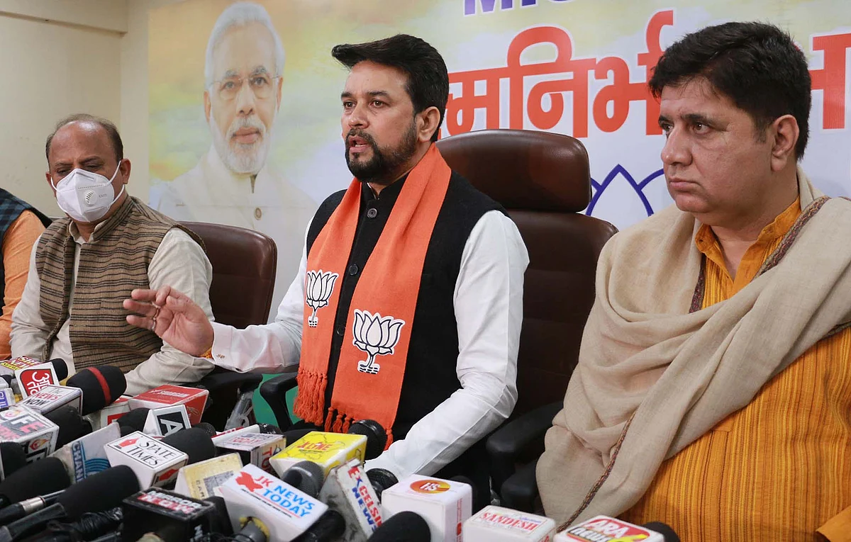 Gupkar leaders involved in India’s biggest land scam: Anurag Thakur