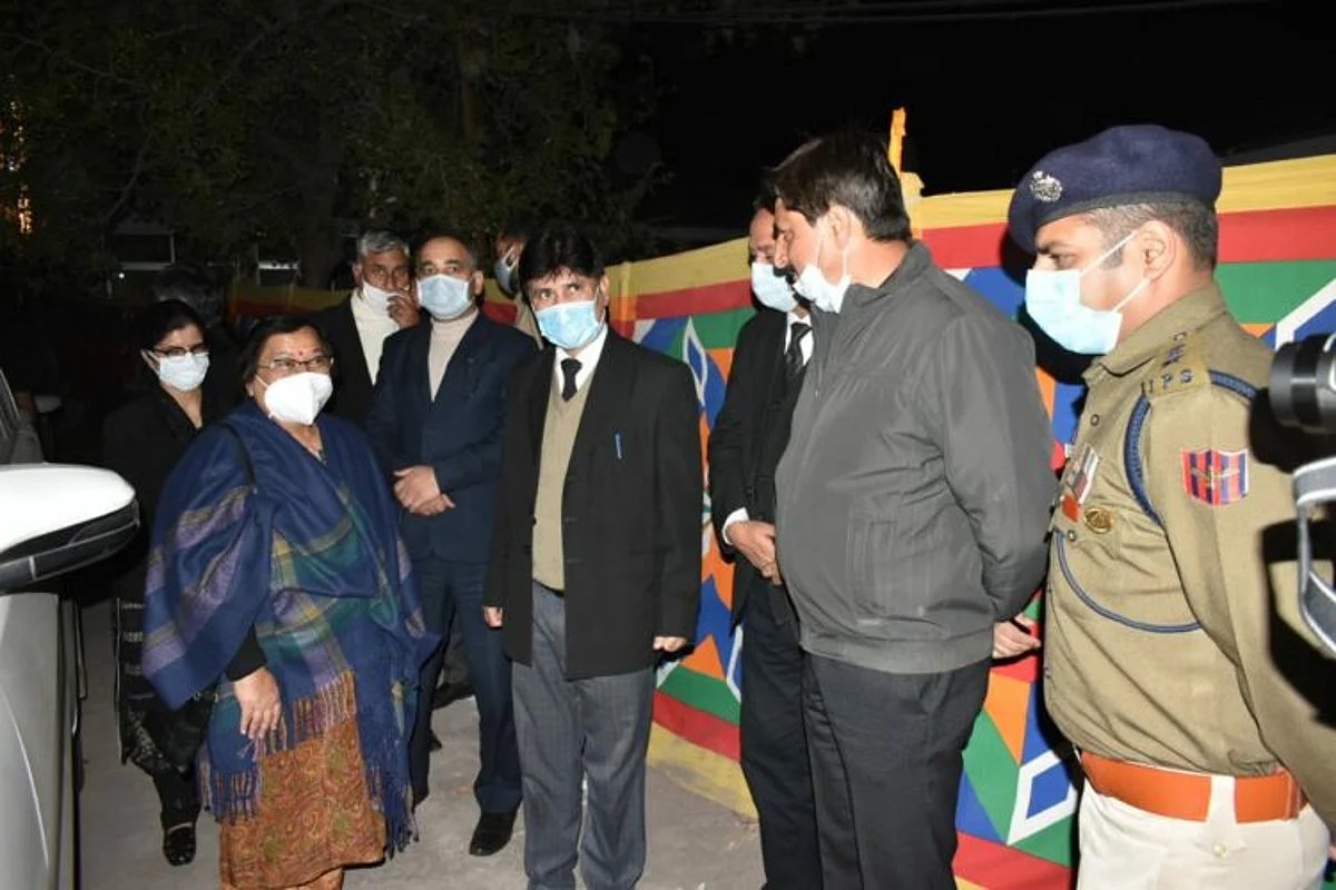 Chief Justice Mittal visits district court complex Rajouri