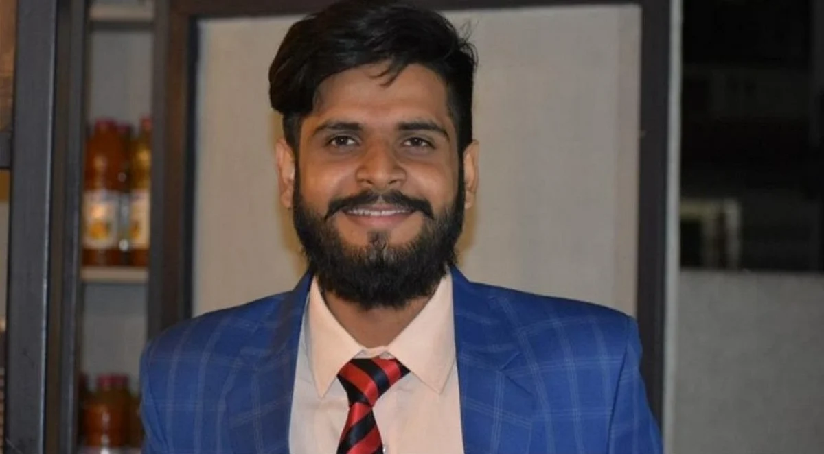 21-year-old Shubham Yadav. Photo source: Twitter / @RaiyanMalik03