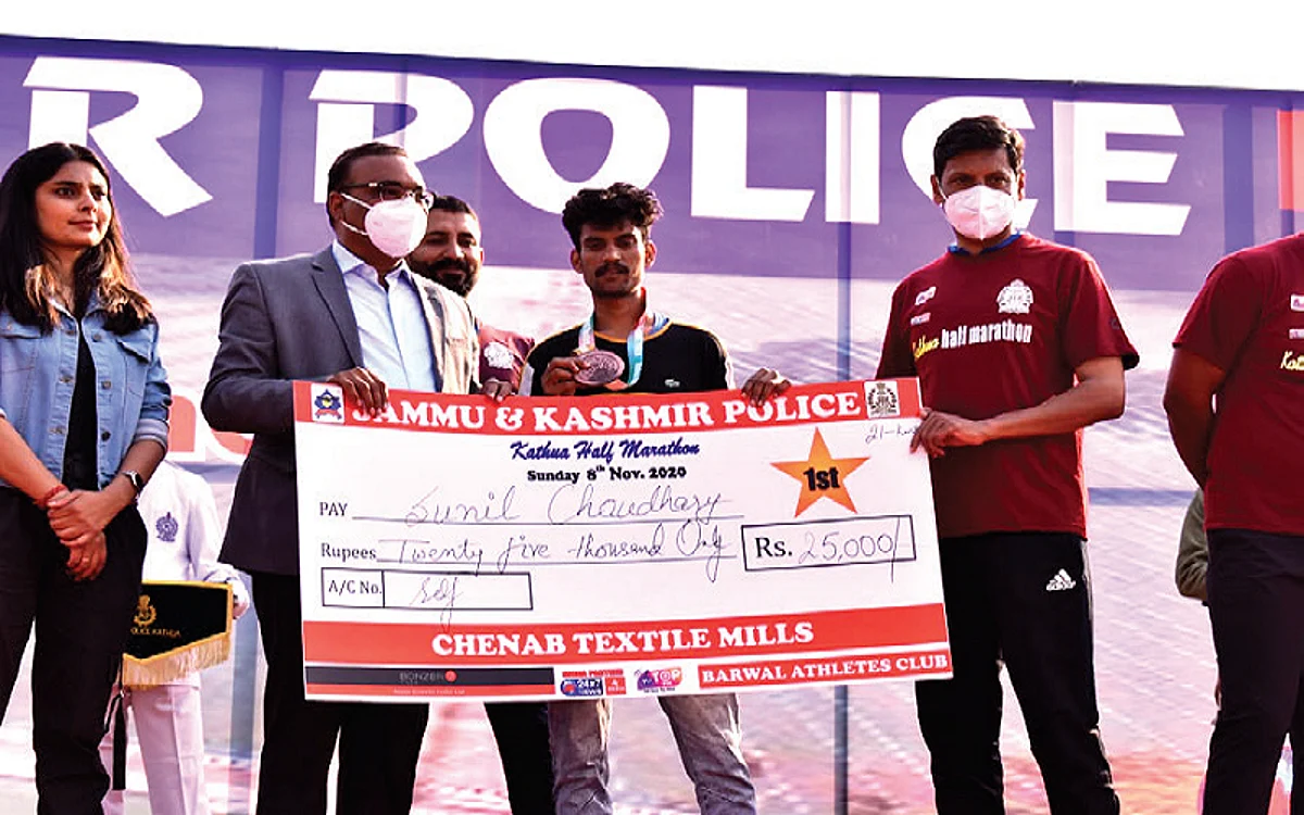 JKP organizes Kathua Half marathon