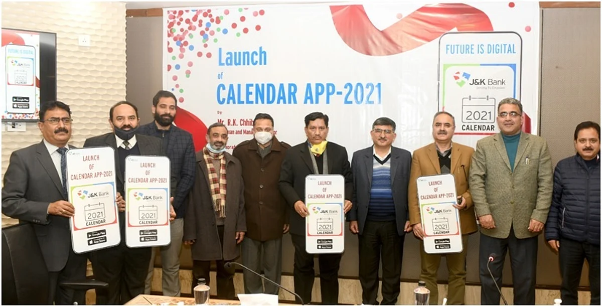 J&K Bank CMD unveils Calendar 2021 App