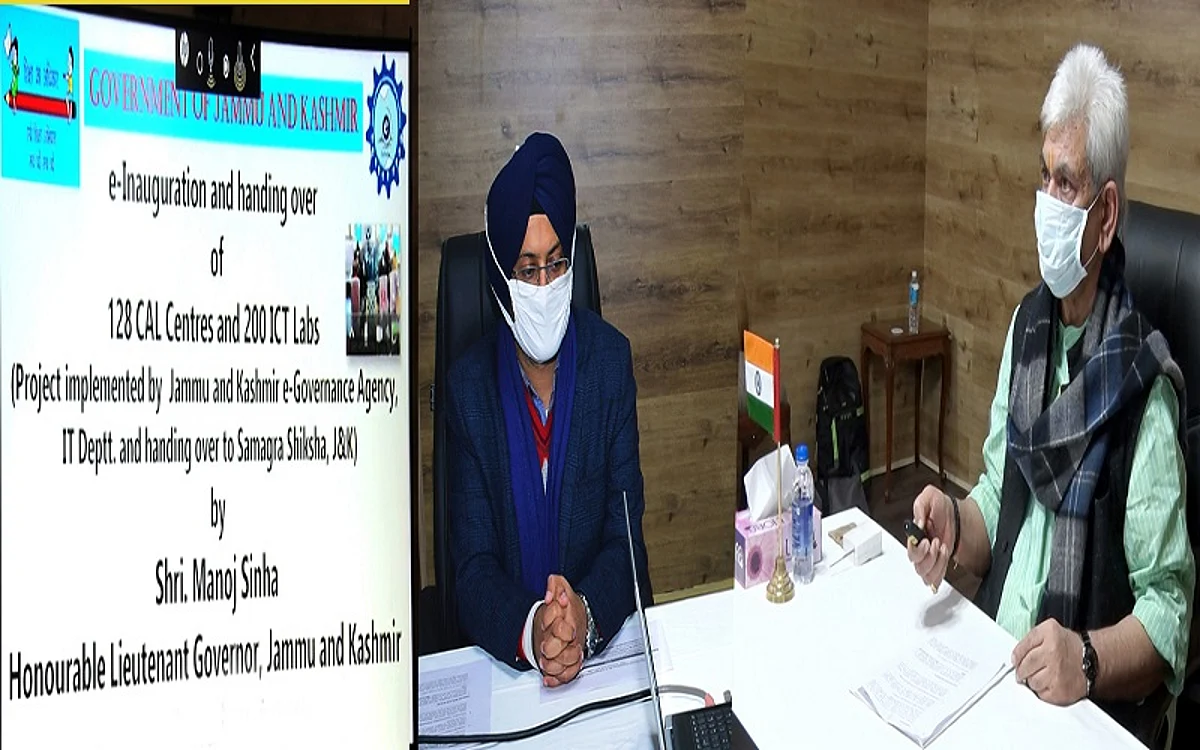 LG Sinha for spreading digital literacy in schools