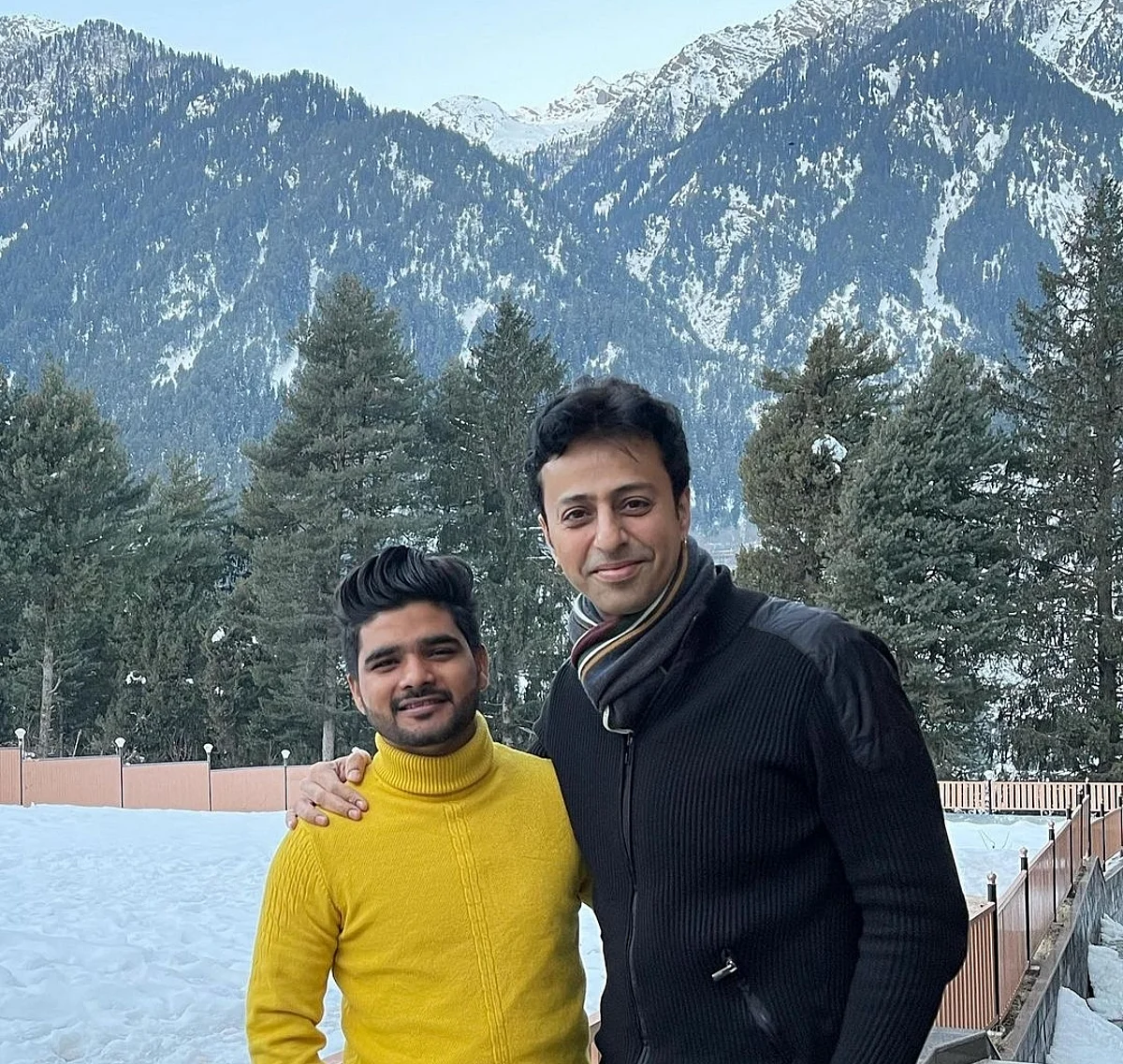 The musician is in awe of the amazing locations of the valley and termed Kashmir as the perfect location for the film shootings.