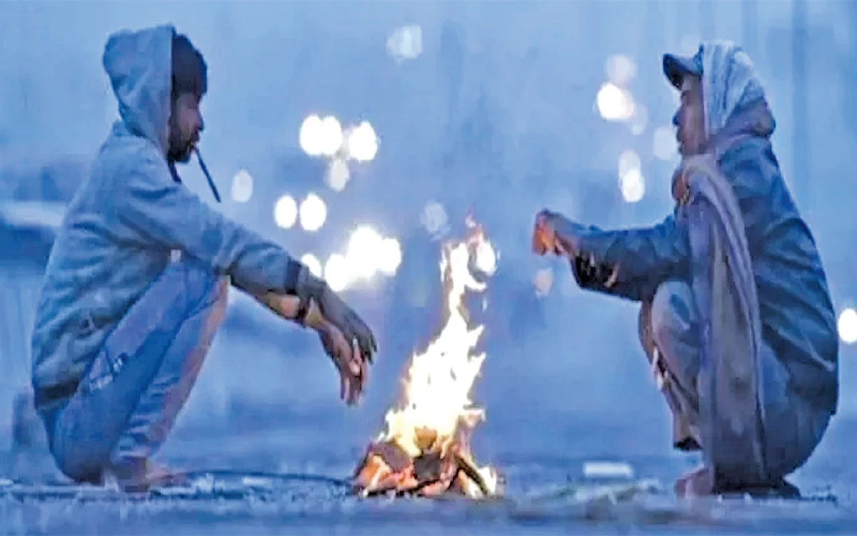 Chilly, dry weather in Srinagar