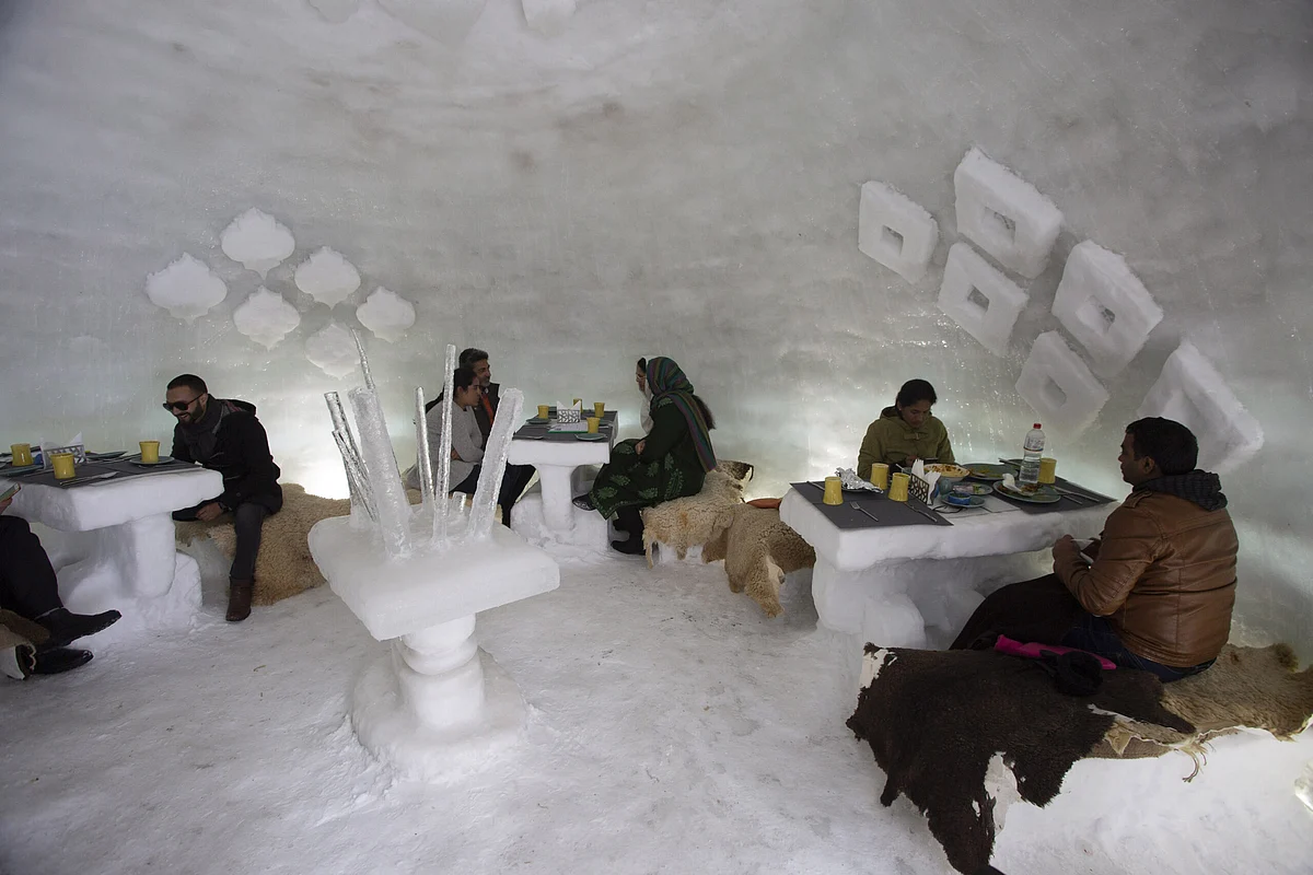 Gulmarg Igloo Café, a major tourist attraction