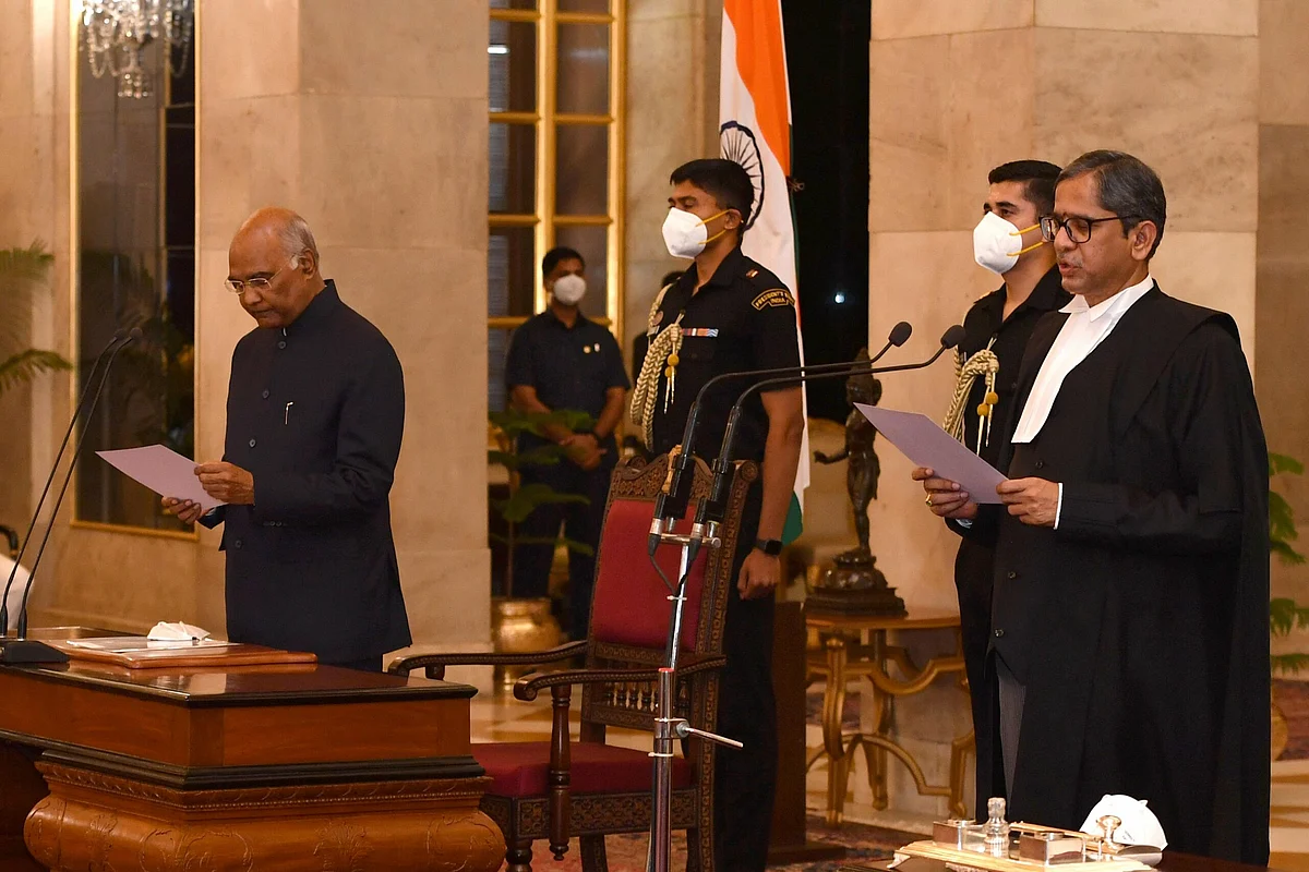 Justice NV Ramana sworn-in as new Chief Justice of India