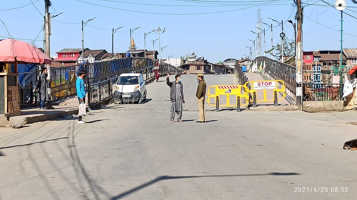10-day Covid curfew imposed in Srinagar’s 5 wards