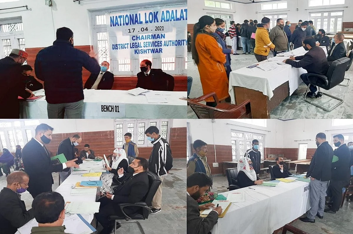 National Lok Adalat held across J&K, Ladakh