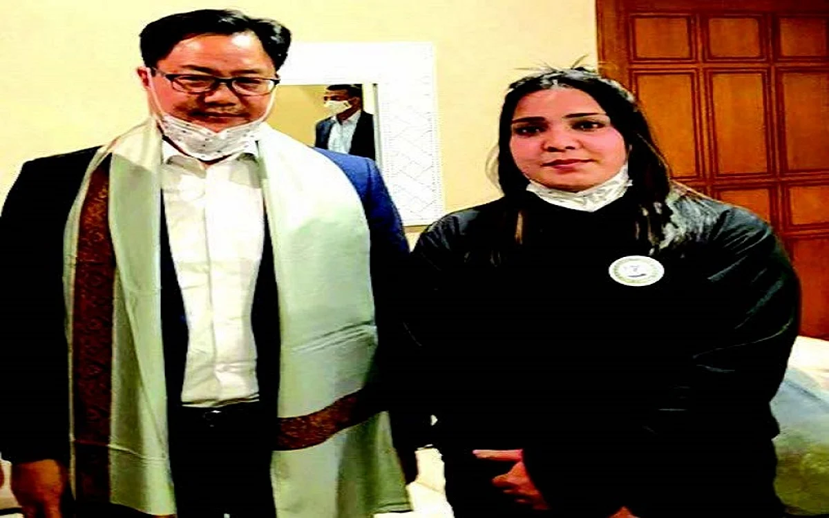 JKFA delegation, Mansha Bashir meet Kiren Rijiju