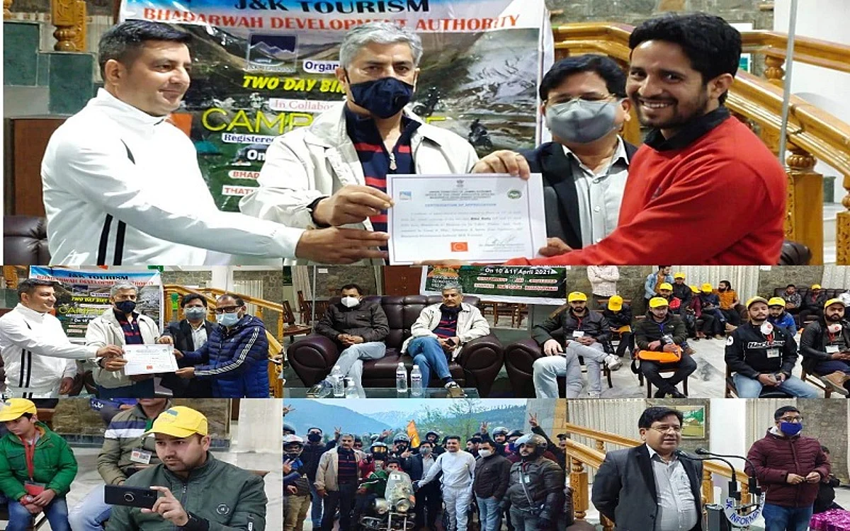 Promoting adventure tourism | 2-day bike rally concludes at Bhaderwah