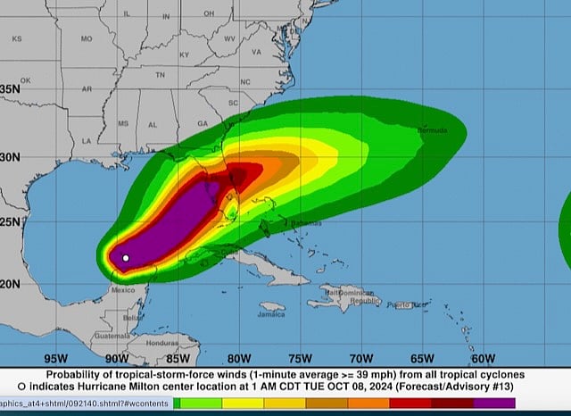 Be Alert to Carbon Monoxide Dangers During, After Hurricane Milton
