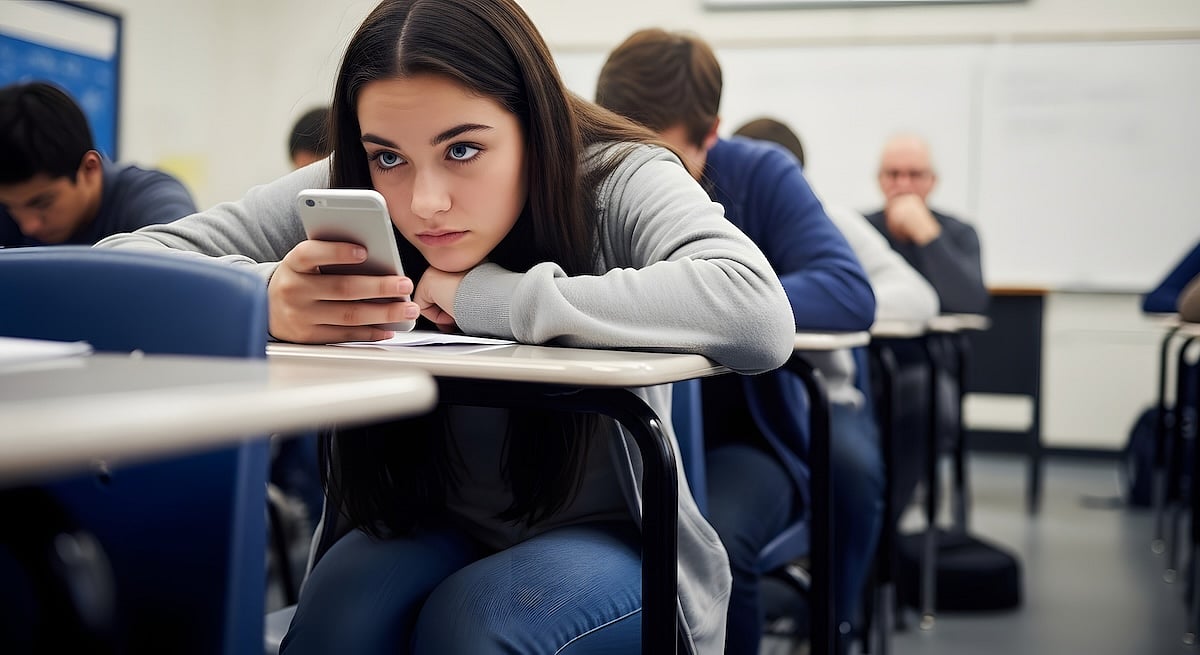 Teens' Smartphone Use At School Exceeds An Hour Daily, Tracking App Reveals