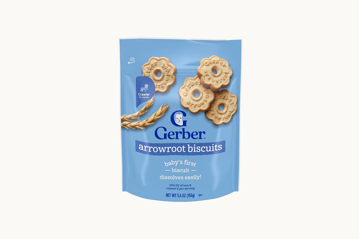 Gerber Recalls Arrowroot Baby Biscuits Over Possible Plastic, Paper Pieces