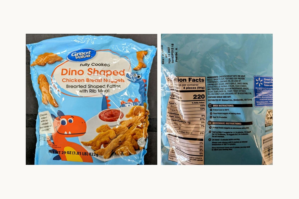 USDA Warns of Lead Risk in Frozen Dino-Shaped Chicken Nuggets