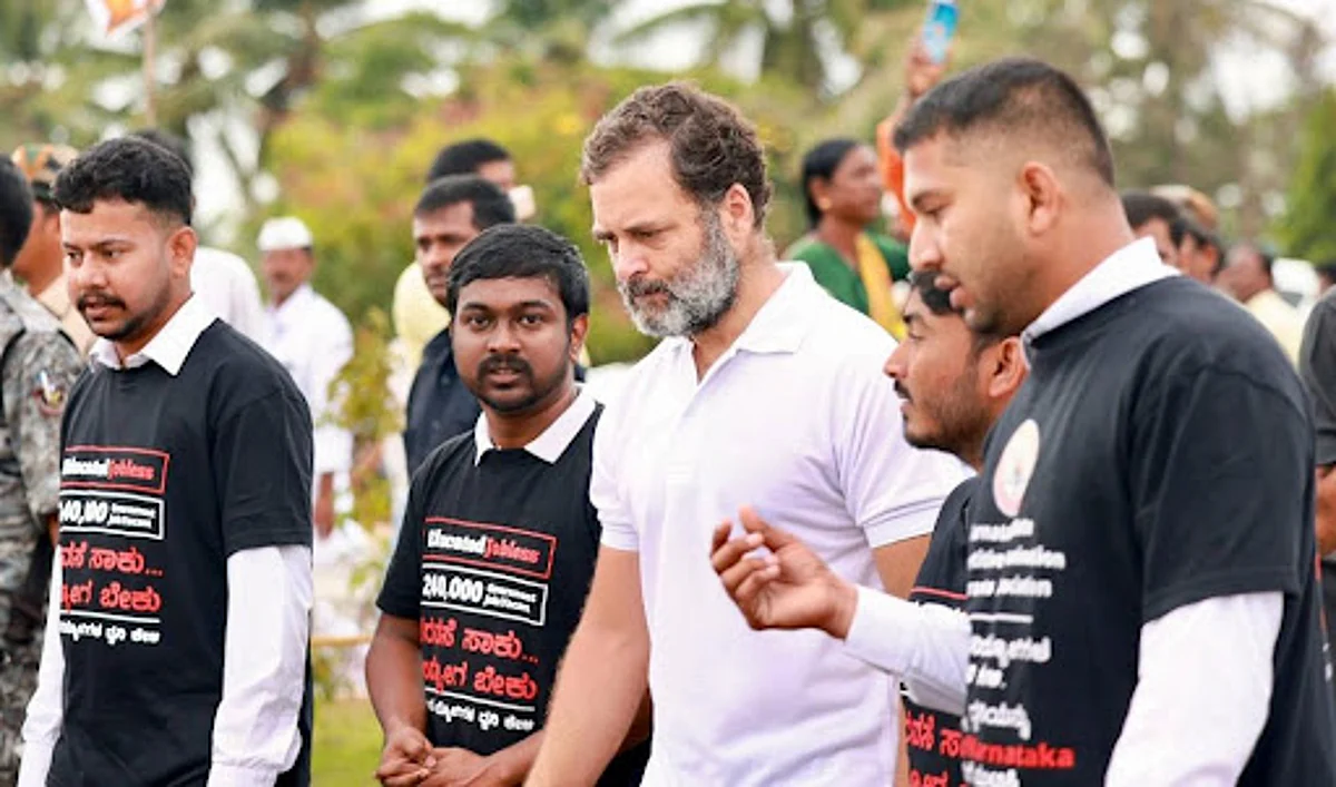 Rahul Gandhi in Karnataka: भाजपा सरकार पर तीखा हमला, पार्टी को बताया सबसे भ्रष्ट