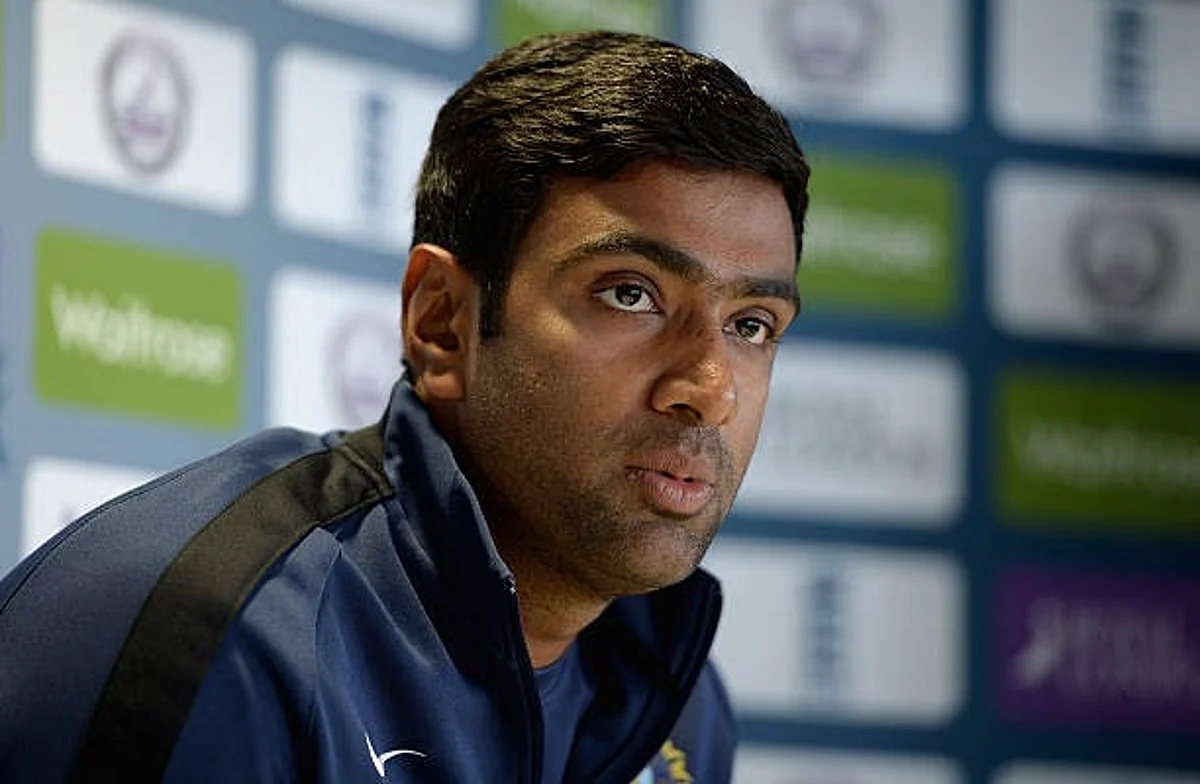 BIRMINGHAM, ENGLAND - SEPTEMBER 01: R Ashwin of India speaks to the media during a press conference at Edgbaston on September 1, 2014 in Birmingham, England. (Photo by Gareth Copley/Getty Images)