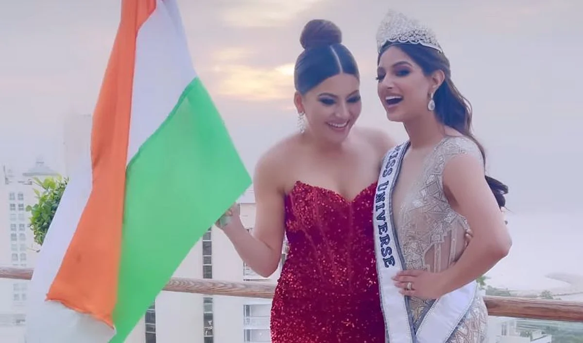 Miss Universe 2021: Urvashi Rautela ने Harnaaz Sandhu के साथ मनाई खुशी, शेयर किया वीडियो