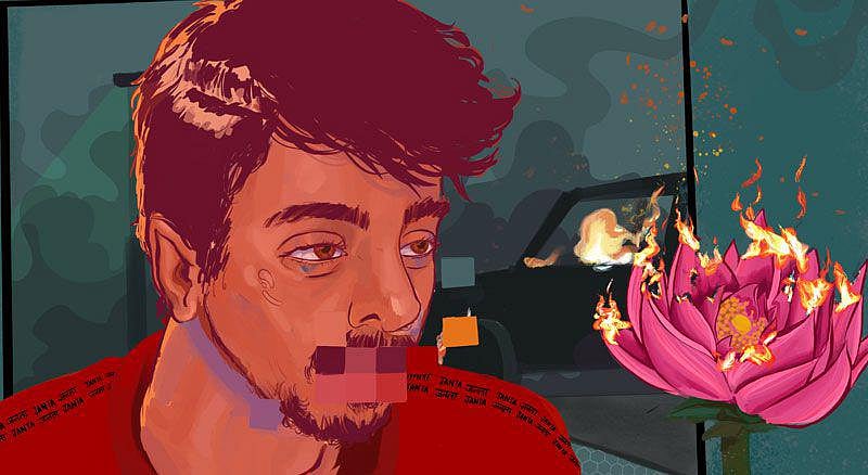 Saffron Ablaze — Two Young Musicians photo