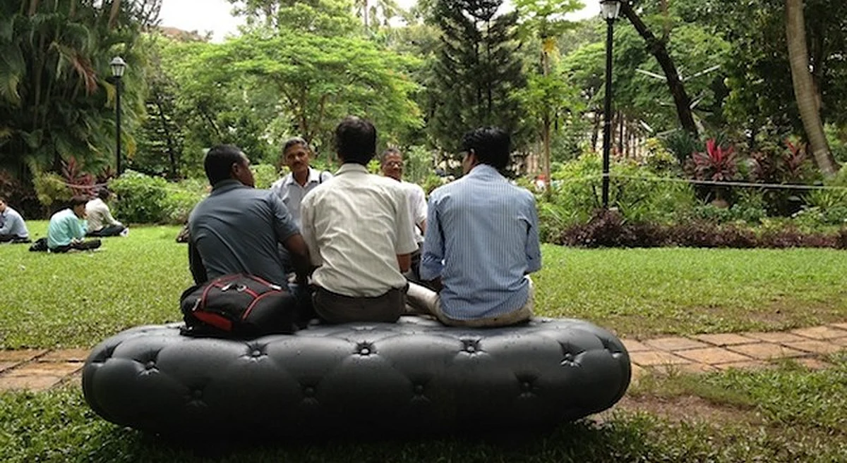 Rain City: MARS Architects Design Rain Water Harvesting Sofa