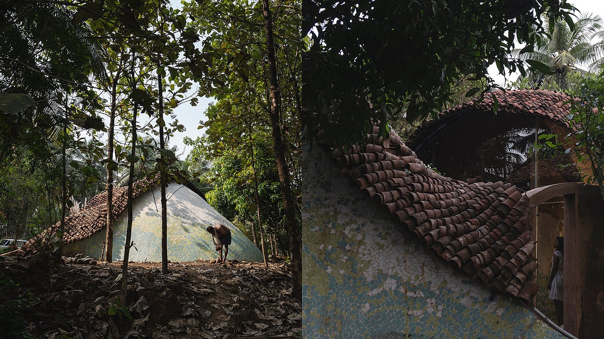 Earthscape Studio completes The Wendy House in Kerala that camouflages