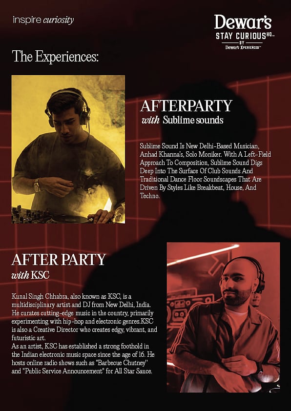 Dewar's Stay Curious HQ Delhi Event — STIR, Delhi