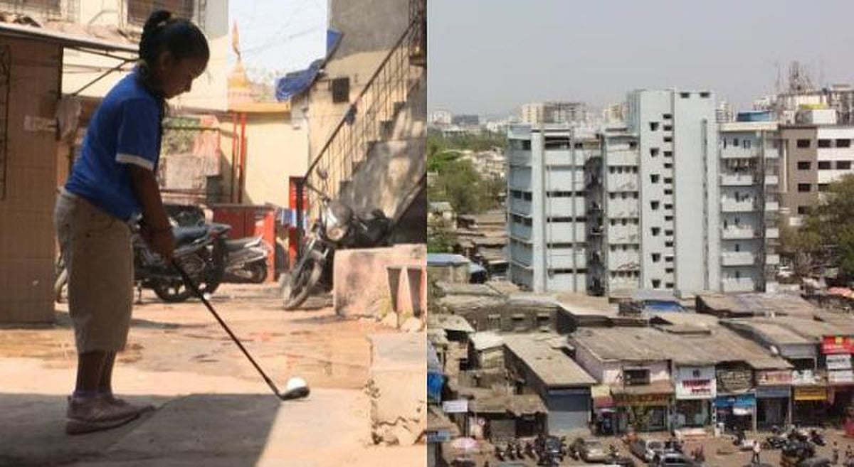 Slum Golf is a familiar sport being played in slums of Mumbai