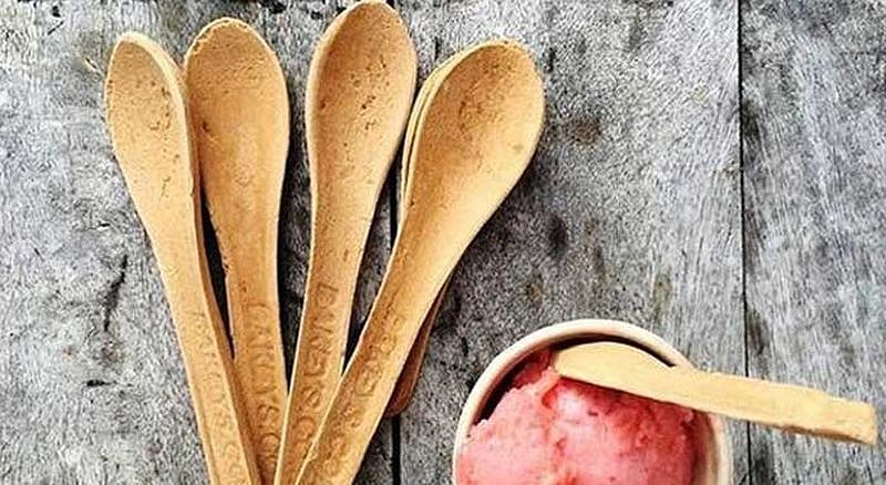 An Indian Invented Edible Spoons To Replace Plastic Cutlery