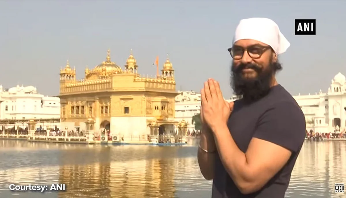Aamir Khan prays at Golden Temple for ‘Laal Singh Chaddha’