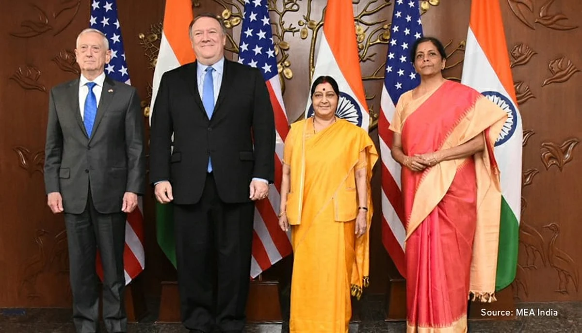 India-US 2+2 equals success