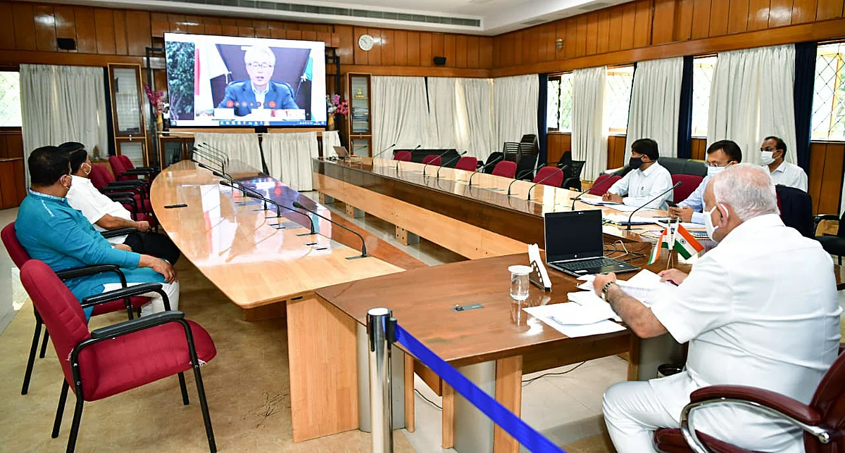 Karnataka Chief minister BS Yediyurappa during a Indo- Japan Business forum meeting in Bengaluru. Japanese companies have been offered several incentives to encourage FDI investment in all sectors. Building a robust economy