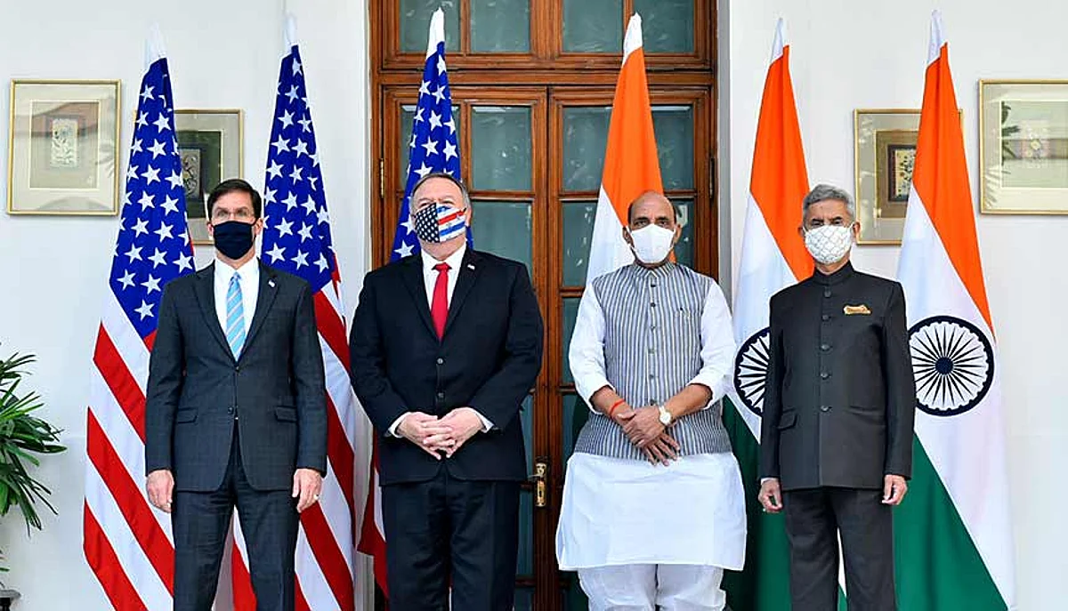 India sends a subtle message to China through the 2+2 dialogue