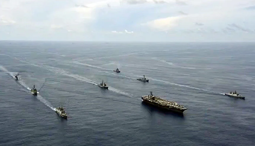 Indian Navy holds passage exercise with US Navy′s Nimitz Aircraft Carrier in the Indian Ocean. The Obama-Biden Administration named India a “Major Defence Partner,” the first time that any country was given this status, outside of the US's traditional alliance system.