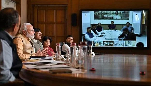 Prime Minister Narendra Modi interacting with the members of the pharmaceutical sector. India’s pharma markets have swiftly emerged as a rare green shoot of growth amid economic gloom.