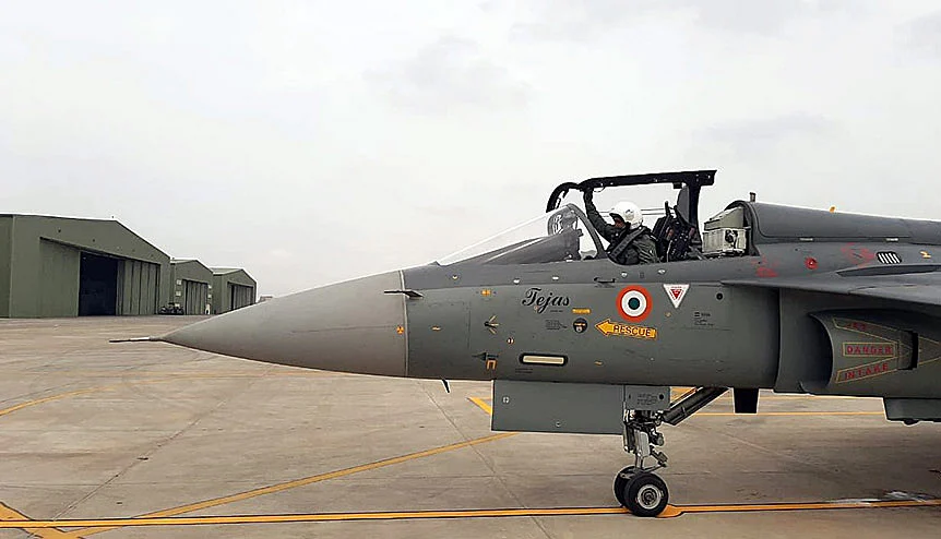 Tejas MK1A is the first combat aircraft with an indigenous content of 50% which will progressively reach 60% by the end of the programme.