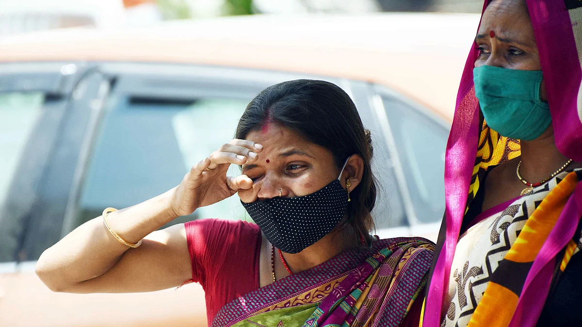 Family members mourn the death of a COVID-19 victim at Nalanda Medical College and Hospital (NMCH). But the global community have made a massive commitment to pulling India out of its moment of struggle with the lethal second pandemic wave.